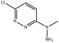 3-氯-6-(1-甲基肼基)哒嗪 结构式