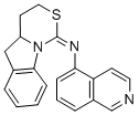 (+-)-N-(3,4,4a,5-Tetrahydro-1H-(1,3)-thiazino(3,4-a)indol-1-ylidene)-5 -isoquinolinamine Structure