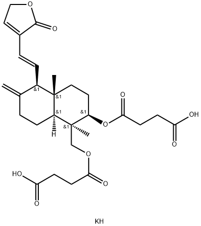 14-deoxy-11,12-didehydroandrographolide 3,19-disuccinate|穿琥宁