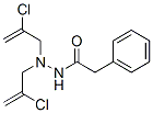N',N'-Bis(2-chloro-2-propenyl)-2-phenylacetohydrazide Structure