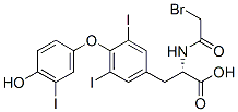 N-bromoacetyl-3,3',5-triiodothyronine Struktur