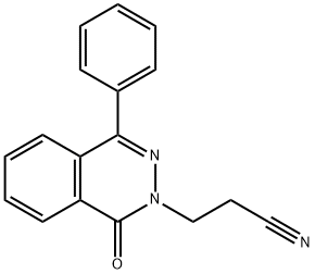3-(1-Oxo-4-Phenylphthalazin-2(1H)-yl)propaneitrile Structure