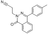 3-(1-OXO-4-P-TOLYLPHTHALAZIN-2(1H)-YL)PROPANENITRILE Structure