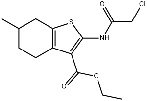 76981-87-8 2-[(クロロアセチル)アミノ]-6-メチル-4,5,6,7-テトラヒドロ-1-ベンゾチオフェン-3-カルボン酸エチル