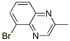 5-ブロモ-2-メチルキノキサリン 化学構造式