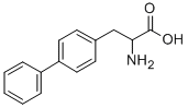 α-アミノ-1,1′-ビフェニル-4-プロピオン酸 化学構造式