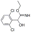 Benzeneethanimidic  acid,  2,6-dichloro--alpha--hydroxy-,  ethyl  ester  (9CI) 化学構造式