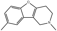 Benzofuro[3,2-c]pyridine, 1,2,3,4-tetrahydro-2,8-dimethyl- (9CI) Structure