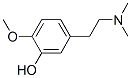 Phenol, 5-[2-(dimethylamino)ethyl]-2-methoxy- (9CI) Structure