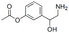 Benzenemethanol, 3-(acetyloxy)-alpha-(aminomethyl)- (9CI) 化学構造式