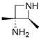 3-Azetidinamine,2,3-dimethyl-,(2S-trans)-(9CI) 结构式