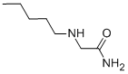 (ペンチルアミノ)アセトアミド 化学構造式