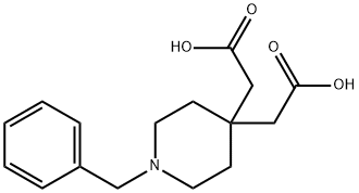 2,2'-(1-benzylpiperidine-4,4-diyl)diacetic acid,769901-73-7,结构式