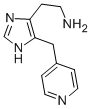 1H-Imidazole-4-ethanamine,  5-(4-pyridinylmethyl)-  (9CI) Struktur