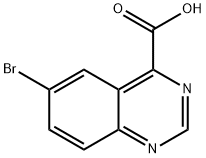 6-溴喹唑啉-4-甲酸,769916-07-6,结构式