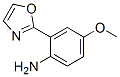 Benzenamine, 4-methoxy-2-(2-oxazolyl)- (9CI) Structure