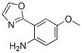 Benzenamine, 4-methoxy-2-(2-oxazolyl)- (9CI) Struktur