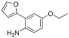 Benzenamine, 4-ethoxy-2-(2-furanyl)- (9CI) Structure