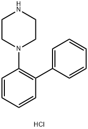 1-(2-BIPHENYL)-PIPERAZINE DIHYDROCHLORIDE Struktur