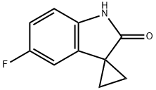 5'-Fluorospiro[cyclopropane-1,3'-indolin]-2'-one Struktur