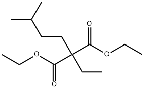 Diethyl ethyl(isoamyl)malonate Struktur