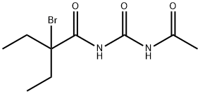 乙酰溴米那, 77-66-7, 结构式
