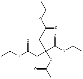 乙酰柠檬酸三乙酯,77-89-4,结构式