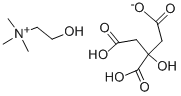 Choline dihydrogencitrate salt