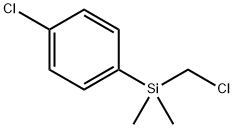 4-氯苯氯甲基二甲硅烷, 770-89-8, 结构式