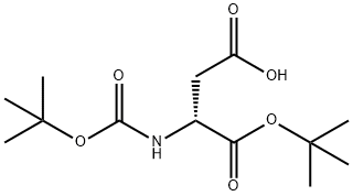 BOC-D-ASP-OTBU Struktur
