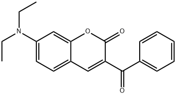 3-苯甲酰基-7-(二乙氨基)-2H-1-苯并吡喃-2-酮 结构式