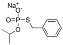 sodium benzylsulfanyl-oxido-oxo-propan-2-yloxy-phosphorane Struktur