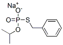 sodium benzylsulfanyl-oxido-oxo-propan-2-yloxy-phosphorane Structure