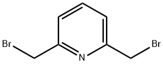 2，6-双（溴甲基）吡啶, 7703-74-4, 结构式