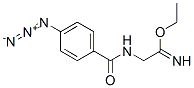 ethyl 4-azidobenzoylaminoacetimidate Structure