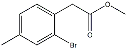 Benzeneacetic acid, 2-bromo-4-methyl-, methyl ester
