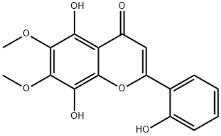 4H-1-Benzopyran-4-one, 5,8-dihydroxy-2-(2-hydroxyphenyl)-6,7-dimethoxy -|