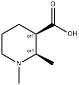 3-Piperidinecarboxylicacid,1,2-dimethyl-,cis-(9CI) Struktur