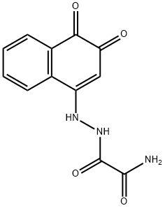 Semioxazamide, 1-(3,4-dihydro-3,4-dioxo-1-naphthyl)- 结构式
