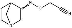 Acetonitrile, [(1-azabicyclo[2.2.1]hept-3-ylideneamino)oxy]- (9CI) 结构式