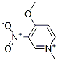 Pyridinium, 4-methoxy-1-methyl-3-nitro- (9CI) 结构式