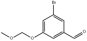 3-broMo-5-(MethoxyMethoxy)benzaldehyde Struktur