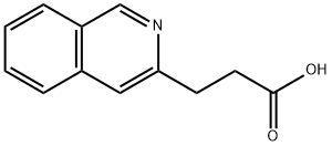 3-(ISOQUINOLIN-3-YL)PROPANOIC ACID,770721-18-1,结构式