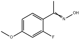 ETHANONE,1-(2-FLUORO-4-METHOXYPHENYL)-,OXIME(9CI) 结构式