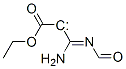 Ethylidene,  2-amino-1-(ethoxycarbonyl)-2-(formylimino)-,  (2Z)-  (9CI) Structure