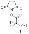 SUCCINIMIDYL PROPIONATE, N-, [PROPIONATE-2,3-3H] Structure