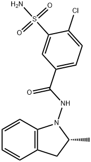 (R)-Indapamide Struktur