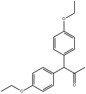 1,1-bis(4-ethoxyphenyl)propan-2-one,77083-95-5,结构式