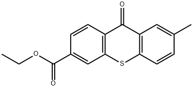 ethyl 7-methyl-9-oxo-9H-thioxanthene-3-carboxylate,77084-52-7,结构式