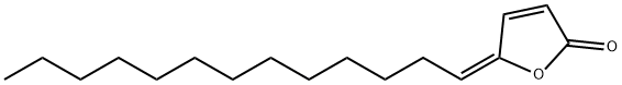 (E)-5-tridecylidenefuran-2(5H)-one 结构式